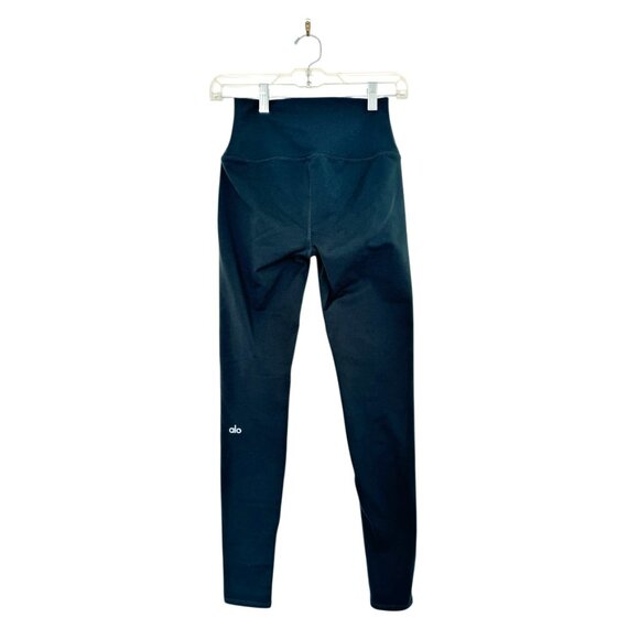 Alo Airbrush 7/8/ High Waist Dark Green Leggings XS - Picture 3 of 10